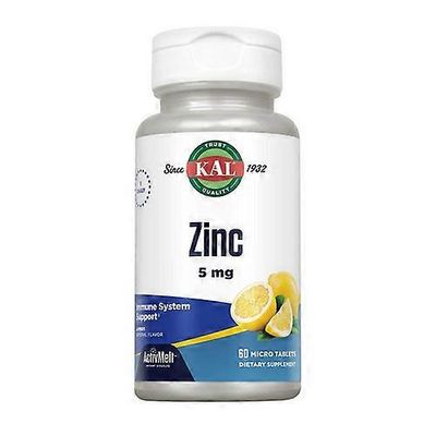 Kal Zinc ActivMelt, 5 mg, 60 tablettia (1 kpl pakkaus)