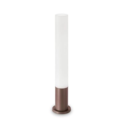 Ideal Lux Lighting Edo Udendørs Pullert Lampe 1 Light Coffee IP44