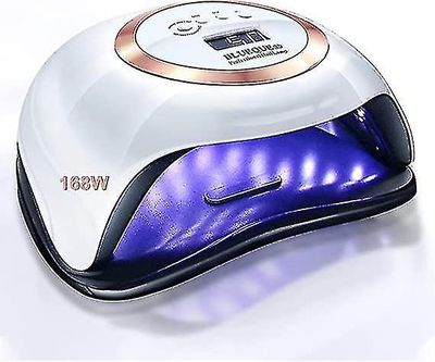 168w Uv Led Gel Neglelampe Gel Polsk Tørketrommel Lampe 4 Timer Innstilling Auto Sensor-(niubi)168w Uv Led Gel Neglelampe Gel Polsk Tørketrommel La...