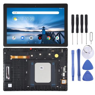 OEM LCD-näyttö Lenovo TAB E10 TB-X104F TB-X104L TB X104: lle digitointilaitteella täysi kokoonpano (musta)