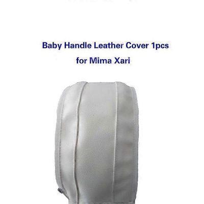 Lastenrattaat PU nahkakahvan suojukset Mima Xari Pram Bar -holkkikotelo Suojaava käsinojan suojus Rattaiden lisävarusteet vauva 1kpl valkoinen