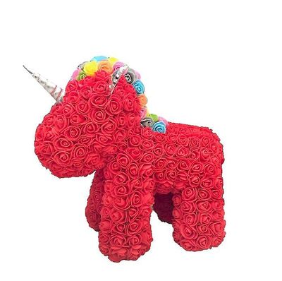 Handuo Evig blomst, jubilæum jul Valentines Gave rød(lys)