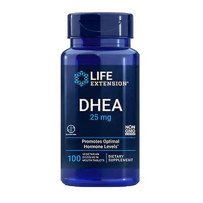 Life Extension DHEA, 25 mg, 100 opløse faner (Pakke med 1)