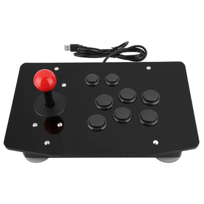 Arcade Rocker spill joystick 8 knappen spillet håndtak kontrolleren (svart)-YM