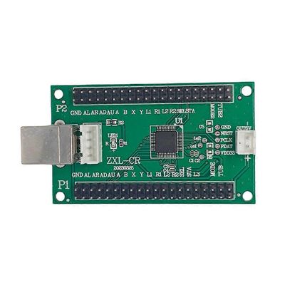PC: lle USB-kortti, jossa on painikesauvakaapeli, arcade-peliohjain, nollaviiveinen kooderi, joystick-ohjauskooderi Vihreä