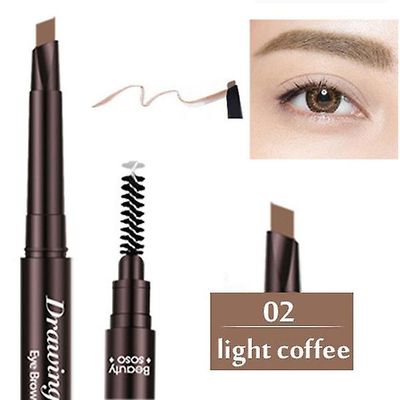 3pcs Nyt Mærke Øjenbryn Tint Kosmetik Natural langtidsholdbare Paint Øjenbryn Vandtæt Øjenbryn Blyant Makeup for kvinder Design Lys kaffe