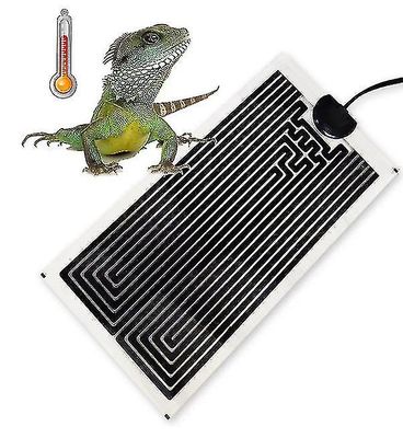 Reptile Vivarium varmematte med termostatkontroller Pet Varme varmeapparat Pad Yaying Shop 28*28cm