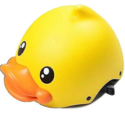 Guoguo Bimirth lasten pyöräilykypärä, söpö 3d keltainen ankka, pojat tytöt 48-58cm, pyörä rullalauta luisteluskootteri