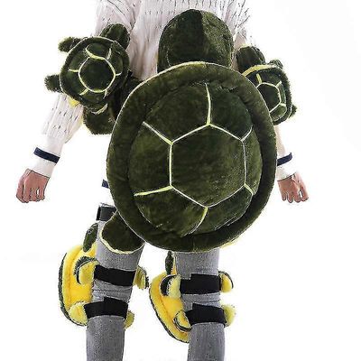 Suojavarusteet hiihtoluisteluun lumilautailu, söpö kilpikonnakilpikonnatyyny Vihreä Kid Knee