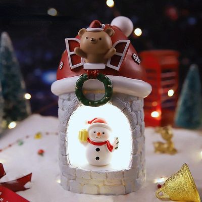 Qian juletræ starlight creative night light julegave santa gave dekoration Stil 2