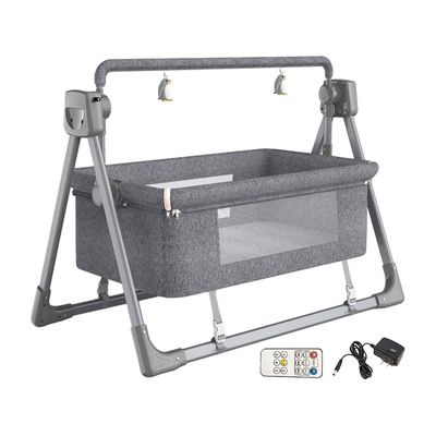 Automaattinen vauvan kehto sähköinen älykäs sängyn pinnasänky 3 vaihdetta ajoitus hengittävä taitettava sähköinen vauvan keinu vauvalle 0 ~ 36 kuuk...