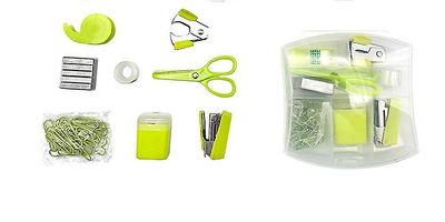 Stilfuld Pastel Tone Mini Brevpapir Set Desk Ryddelig Opbevaring gul