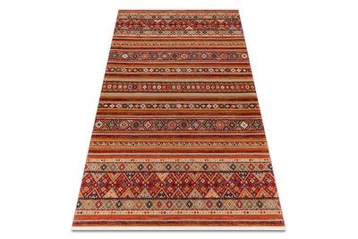 RugsX Tæppeuld KESHAN frynser, orientalsk 7685/53578 terracotta 160x230 cm