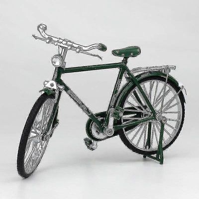 1:10 Alloy Classic Retro -polkupyörän mallikoriste Vihreä Man Style