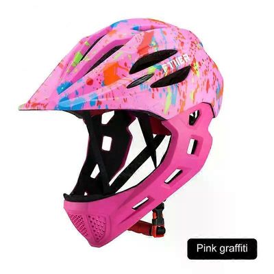 Lasten kypärä Lasten irrotettava kokokasvokypärä Lasten urheilu Suojakypärä Skootteri MTB-pyöräilykypärä Ulkoilupyöräilyvarusteet 12 46-53CM