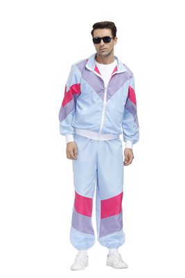 Par Hippie Kostymer Mann Kvinner Karneval Halloween Party Vintage 1970-tallet Disco Klær Suit Rock Hippier Cosplay Antrekk M Style1 Men