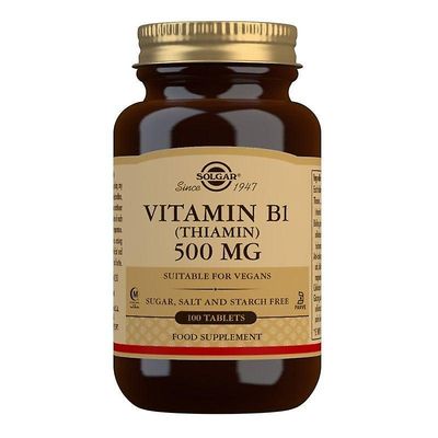 Solgar B1-vitamiini 500mg tabletit 100 (12536647)