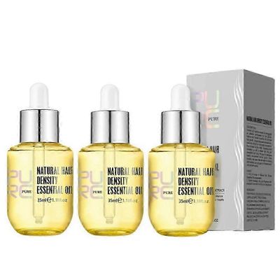 3kpl PURC luonnollinen hiusten kasvun esanssi sakeuttamisaine inkivääri uudelleenkasvu seerumihoidot öljy 2025