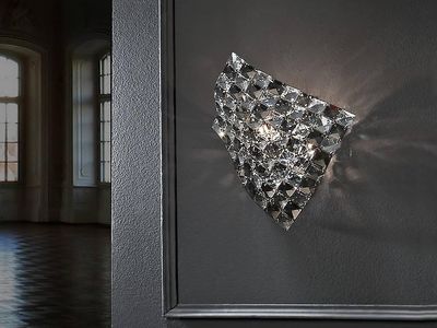 Schuller Lighting Lør 1 Lys krystal væglampe Krom, G9