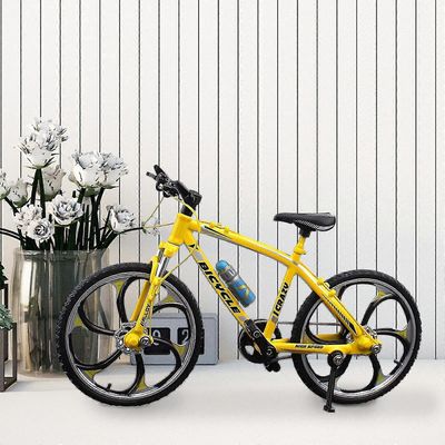 Mini alloy kilpapyörä lelu mini maastopyörä ajoneuvojen kodin sisustamiseen