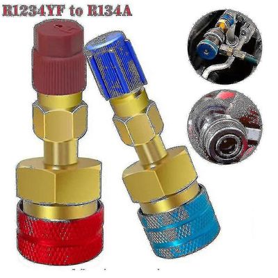 2-pakkaus pikaliitinsovitin R1234Yf R134A korkean pikaliittimen liittimeen