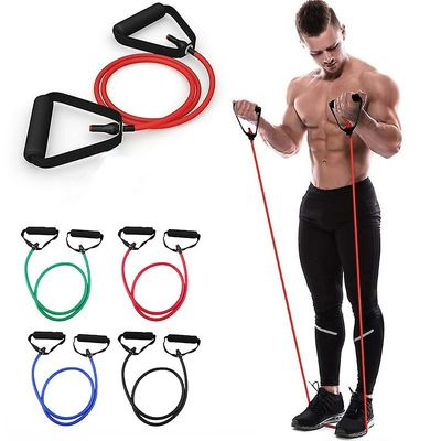 Træningsbånd til fitnessudstyr Yoga Pull Rope Elastic Resistance Bands Expander Træningsrørstræning Gul