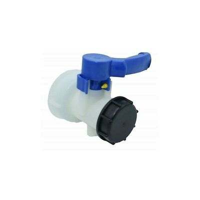 Beangle IBC tankventilsett Bøtte 1000 liter 2 / 62 mm vanne papillon en plastique intgre dn40 (62 mm)