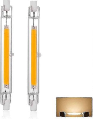 R7S LED-polttimo 118mm 30W himmennettävä, lämmin valkoinen 3000k 3000lm, lineaarinen korvaava J118 300w halogeenilamppu - 110 V - 1pcs