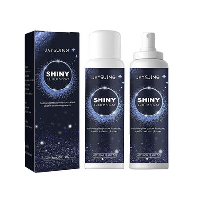 Kankanwo 60Ml Glitter Spray For hår og kropp Glitter Powder Spray Nightclub Party Body Glitter Spray Stage Make Blå