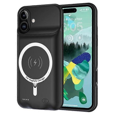 A19 yhteensopiva iPhone 16 kannettavan laturikotelon kanssa 7000mAh virtapankki, joka on yhteensopiva MagSafen kanssa Monivärinen