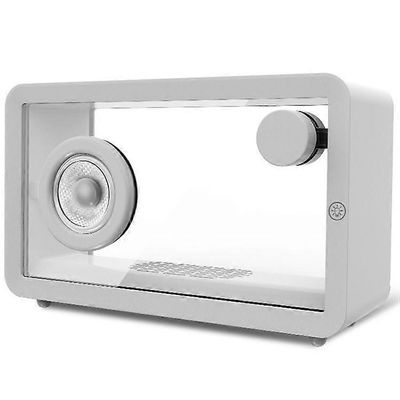 M8 läpinäkyvä Bluetooth-kaiutin, jossa RGB Light HiFi Sound Bass Subwoofer Valkoinen