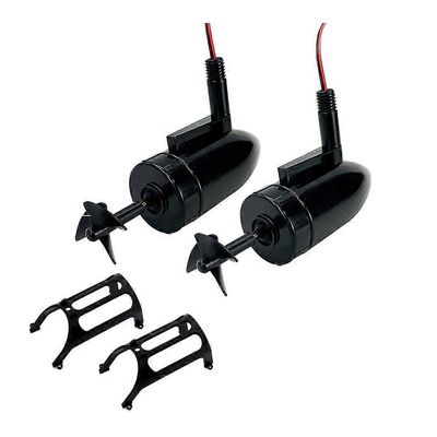 Syöttiveneen vedenalainen moottoripotkurit Venetarvikkeet DIY-modifioidut sarjat Flytec 2011-5 Fishing B:lle Musta