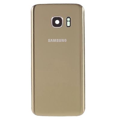 OEM-paristoluukun kansi liivalla+kameran linssirenkaan suojuksella Samsung Galaxy S7 G930:lle Monivärinen Gold Color