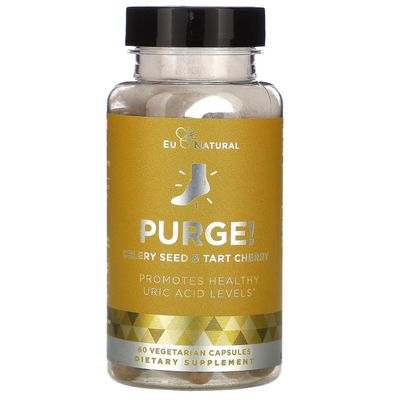 Eu Natural, PURGE!, Selleri Seed &; Tart Cherry, 60 Kasviskapselit