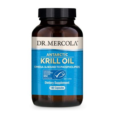 Dr. mercola antarctic krillolja 180 cpsl stödja ett friskt hjärta, övergripande led- och immunfunktion, msc certifierad, icke gmo, sojafri, glutenfri