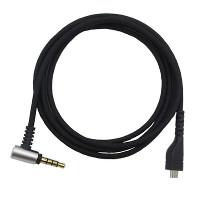 Vaihto 3,5 mm: n äänikaapeli yhteensopiva Arctis 3, Arctis Pro Wireless, Arctis 5, Arctis 7, Arctis Pro Gam musta