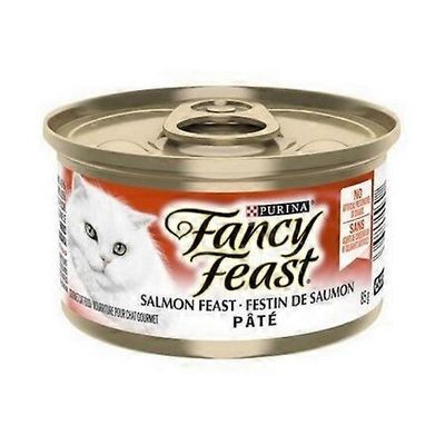 Fancy Feast lohen märkäruoka kissalle, 85 grammaa (24 kpl laatikko)