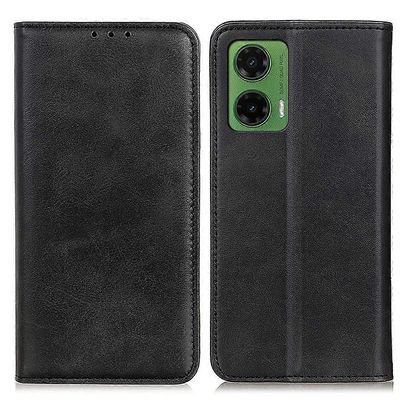 Motorola Moto G35 5G -kotelon halkaisunahkainen käännettävä lompakon puhelimen kansi Monivärinen Style A