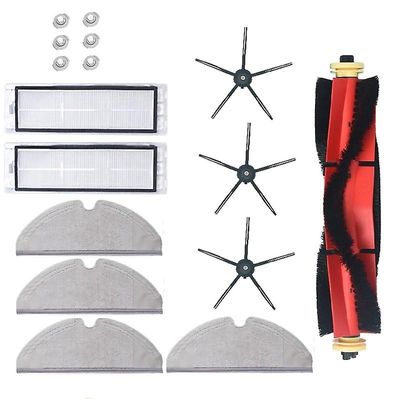 16pcs Til Roborock S5 Max S50 S6 Tilbehør Dele Vaskbar Hepa Filter Hovedbørste Side Børster