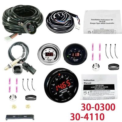 Scitoo 52mm Afr O2 Uego Wideband Luftbränsleförhållande Mätare Sats 5st 30-4110 Plus 5st 30-0300