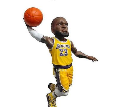 NBA-tähti käsintehty LeBron James dunk toimintamalli nukkekoriste lelu lahja syntymäpäivälahja Model 1