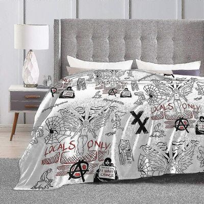 Konekivääri Kelly tatuoinnit Super pehmeä lämmin mikrofleece flanellihuopa sohva -y483 50x40 tuumaa 125x100 cm