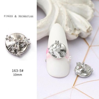 Manicure Light Luksus Micro-indlagt Zircon Diamond Pearl Chain Ornament Candy Kanin Star Nail Dekoration Materiale 1635