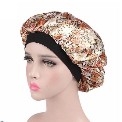 Besser Lady Satin Silk Sleeping Cap Nat Sleep Hatte Hair Care C