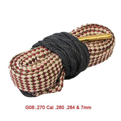 Riffel Rengøring Kit Tool Rifle Barrel Kaliber Reb Jagt Gun Bore Cleaner Kr.