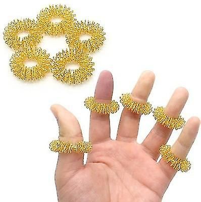 10 stykker fingermassage ring akupressur finger massager
