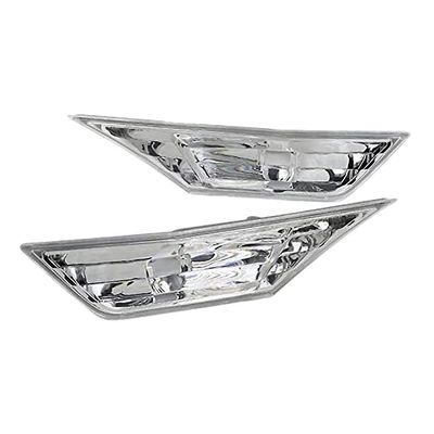 Bil ledet sidemarkør blinklys med T10 pærer for Honda Civic 2016 2017 2018 2019 Gjennomsiktig