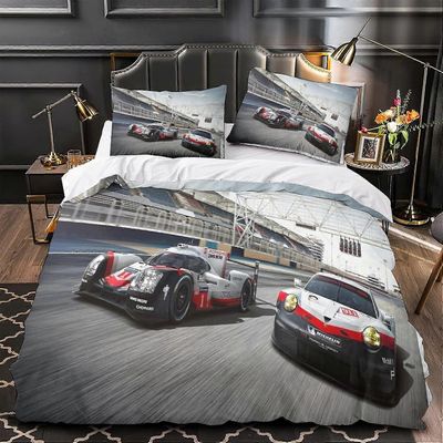 Kerota Pussilakana kilpa-auto DF super auto pehmeä mikrokuitupäällinen hengittävä peitto tytöt pojat vuodevaatteet setit sulkimella Single135x200cm