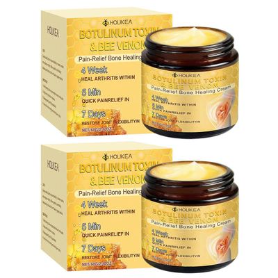 Bee-Venom Advanced Nivel-Luuvoosivoide, Ammattimainen Niska-, Selkä-, Polvi- ja selkäkipuja Lievittävä Voide Selkään, Niska- ja Käsien Polviin 2pcs