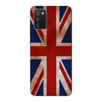 Crazy Kase Cover Til Samsung Galaxy A02s Soft Silicone 1 Mm, Flag Uk Vintage